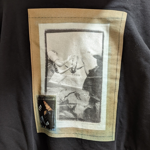 SOLD OUT Adidas Trefoil Black Graphic Hoodie - Sz L - EUC - Picture 9 of 11